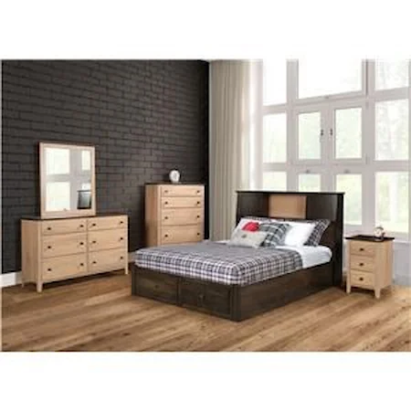 Customizable Solid Wood Queen Shoreview Bedroom Collection